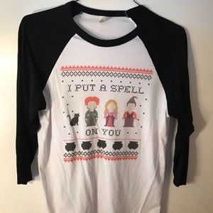 Hocus Pocus baseball tee